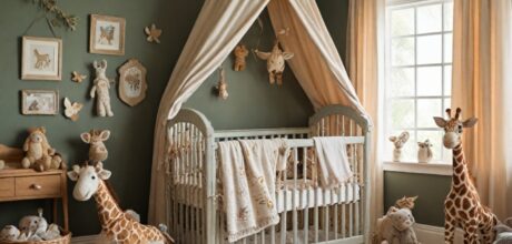 Ideias criativas para decorar quarto de bebê menino com tema safári