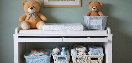 Como organizar o trocador no quarto do bebê com praticidade