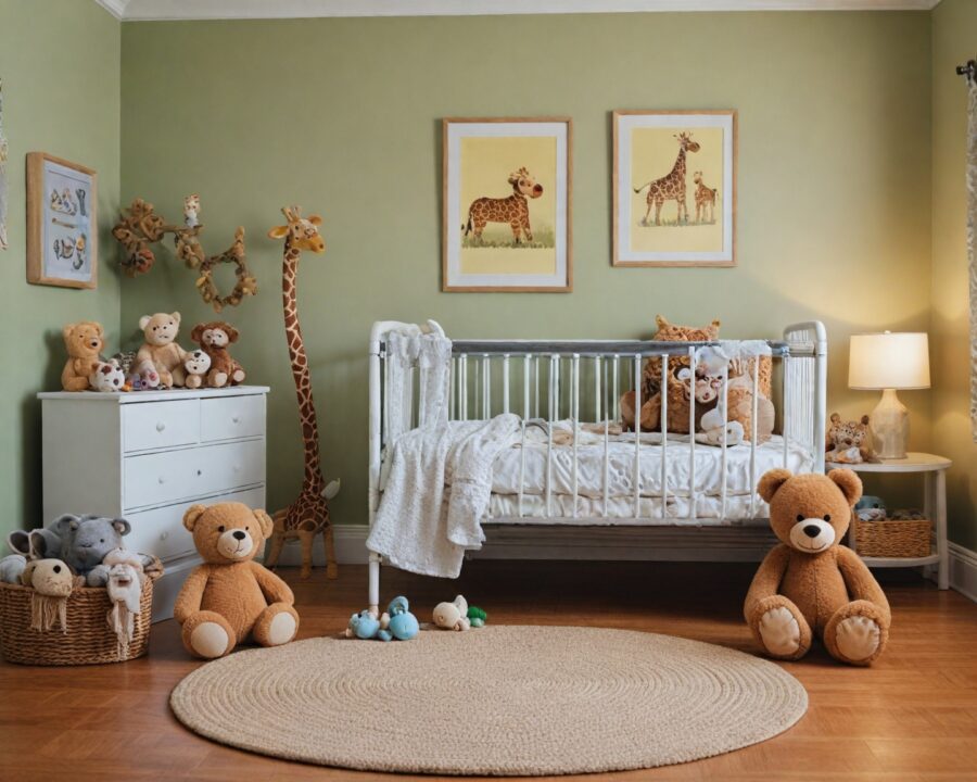 Ideias criativas para quarto de bebê menino com tema safári