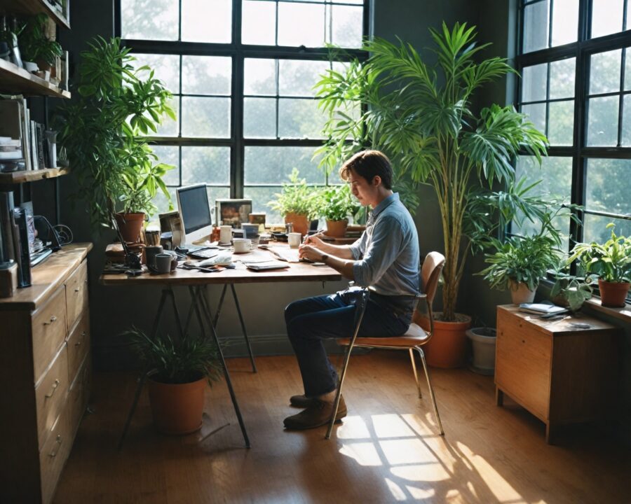 Como criar um ambiente de trabalho saudável em casa