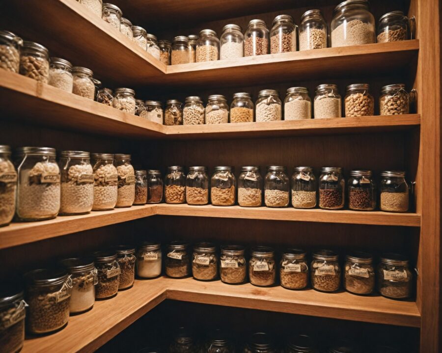 Como organizar uma despensa prática com alimentos duráveis