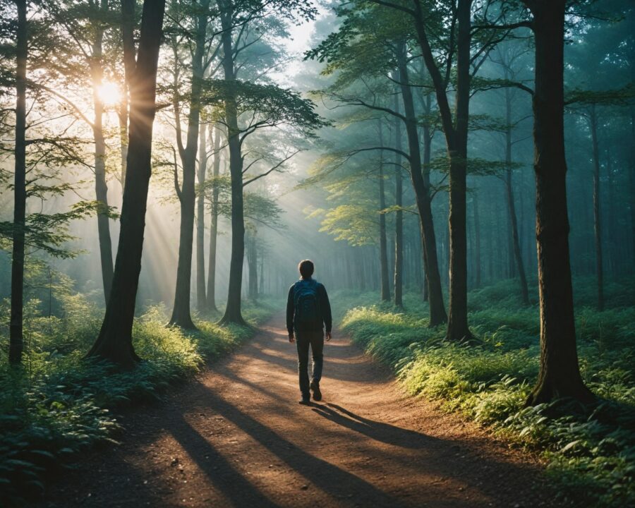 Caminhadas conscientes: como começar a meditação em movimento
