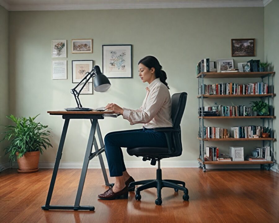 Dicas práticas para manter uma boa postura no home office
