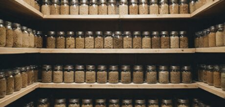 Como organizar uma despensa eficiente com alimentos de longa duração