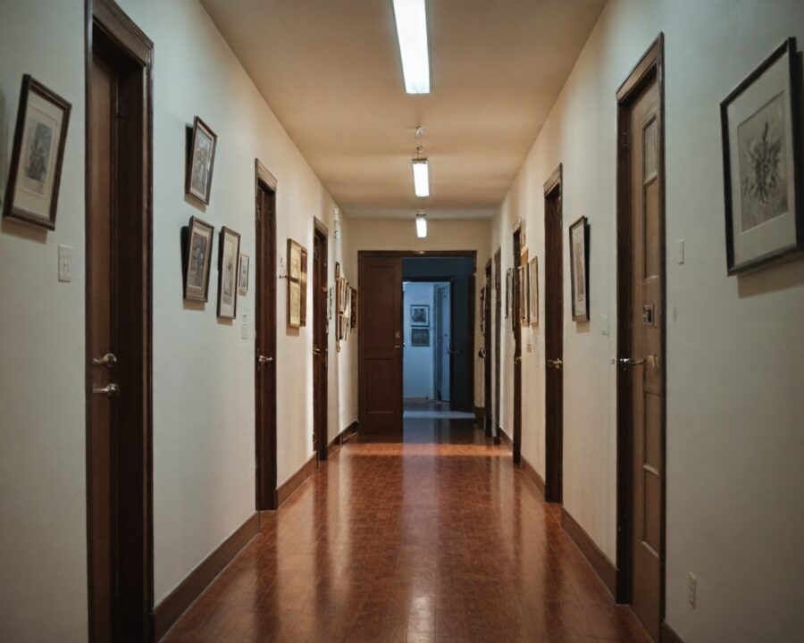 Como transformar corredores estreitos em galerias de arte práticas