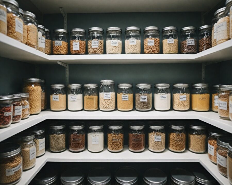 Como montar uma despensa inteligente com produtos duráveis