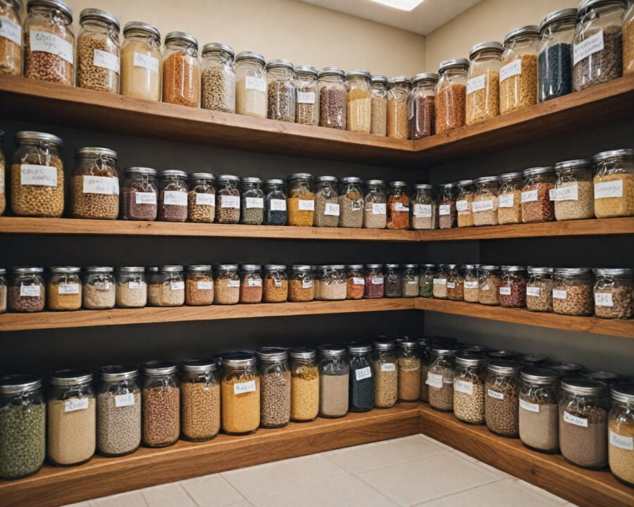 Como organizar uma despensa prática e funcional com alimentos duráveis