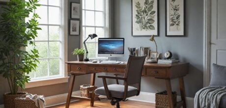 Decoração funcional: como otimizar o home office na sala