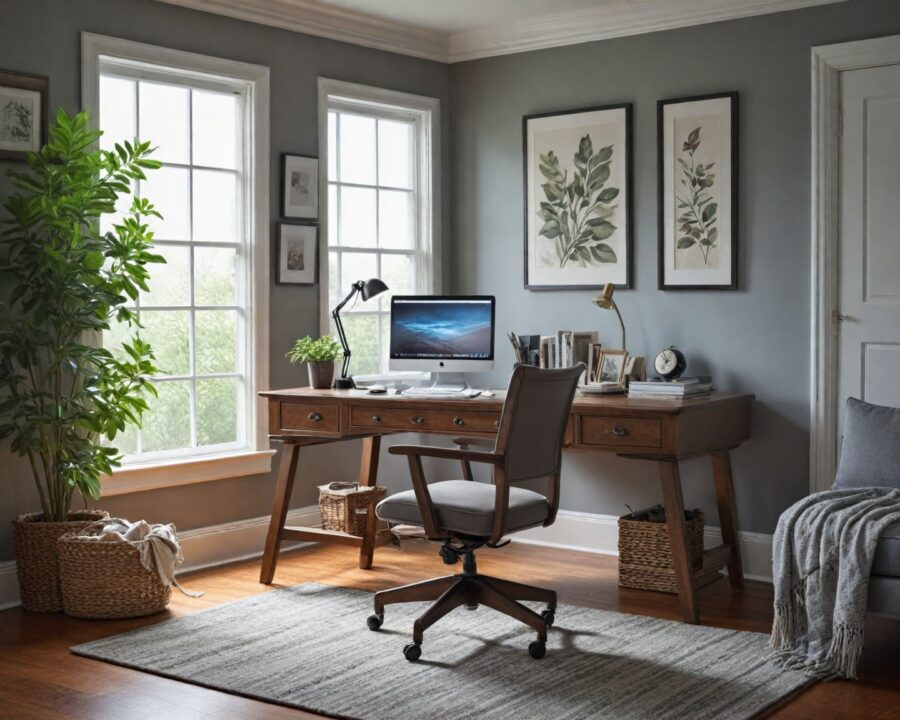 Decoração funcional: como otimizar o home office na sala
