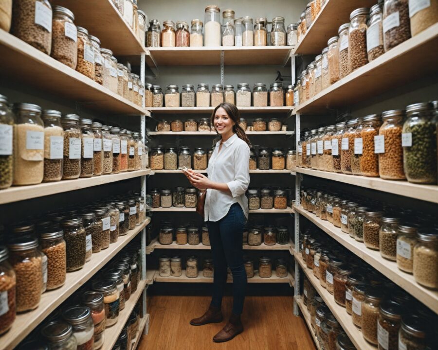 Como montar uma despensa prática e eficiente com alimentos duráveis