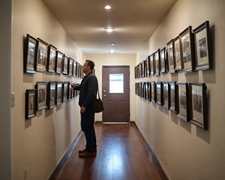 Como transformar corredores estreitos em galerias de arte funcionais