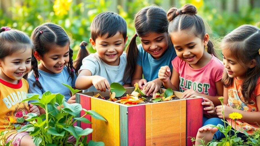 Como Ensinar Compostagem para Crianças de Forma Divertida
