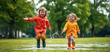 Chuva: Brincadeiras Divertidas com Seus Filhos