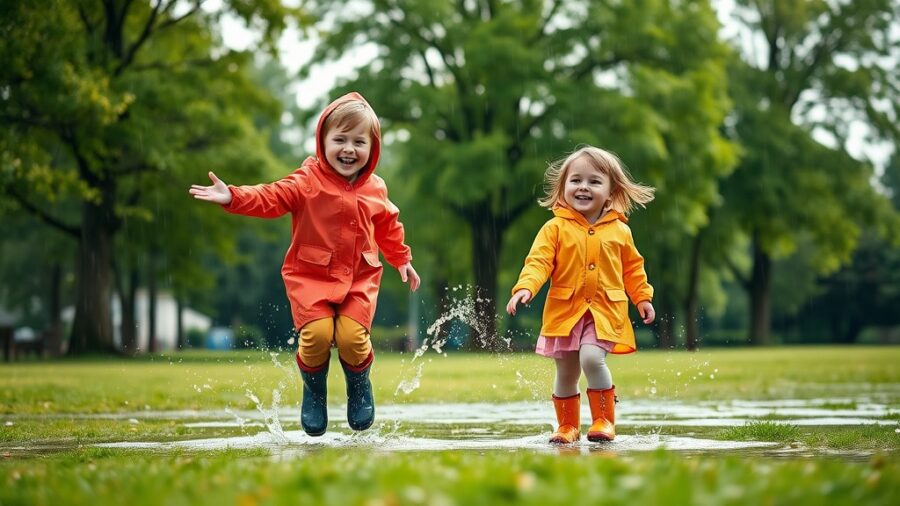 Chuva: Brincadeiras Divertidas com Seus Filhos