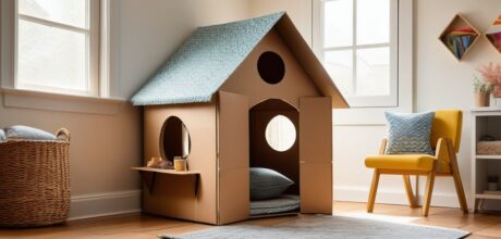 Casinha de Papelão: Como Fazer Para os Filhos