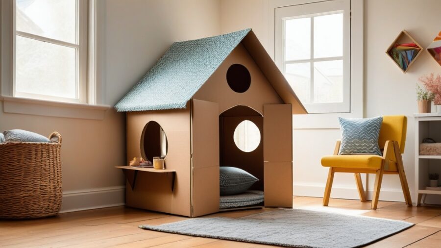 Casinha de Papelão: Como Fazer Para os Filhos